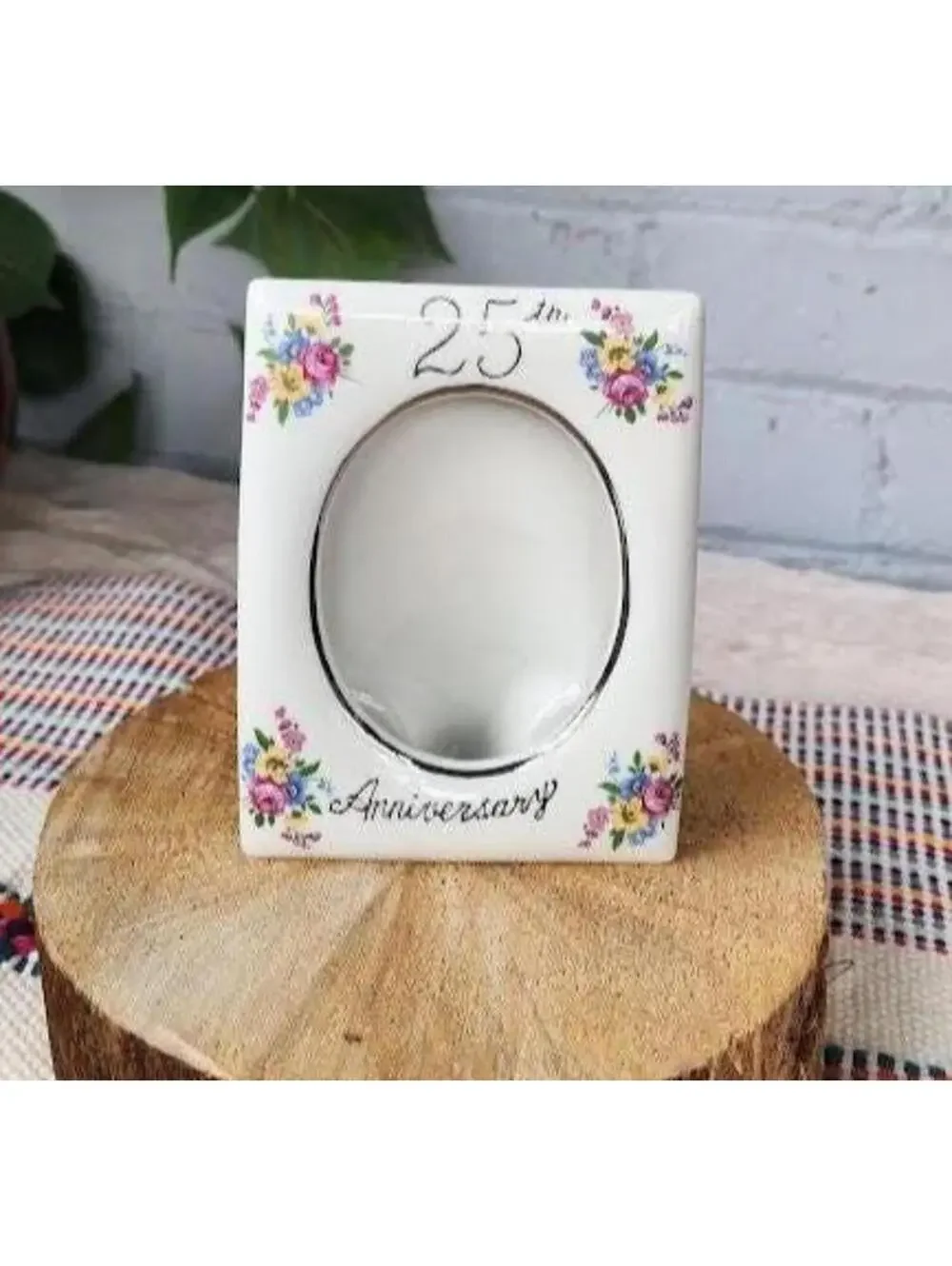 Vintage Norcrest 25th Anniversary Picture Frame
